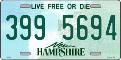 NH license plate 3995694