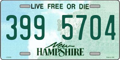 NH license plate 3995704