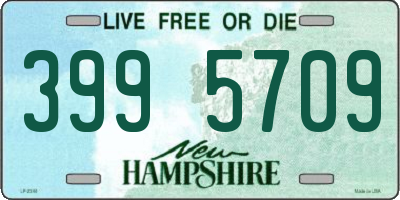 NH license plate 3995709