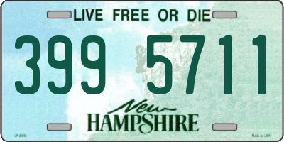 NH license plate 3995711