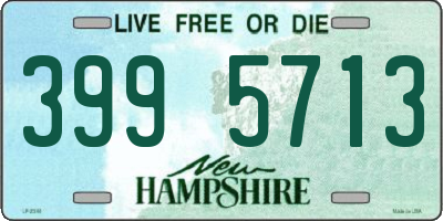 NH license plate 3995713