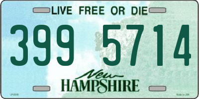 NH license plate 3995714