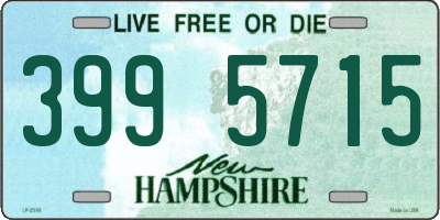 NH license plate 3995715