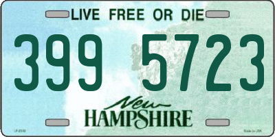 NH license plate 3995723