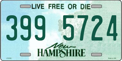 NH license plate 3995724