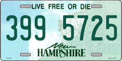 NH license plate 3995725