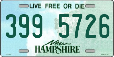 NH license plate 3995726