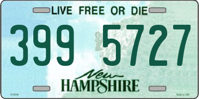 NH license plate 3995727