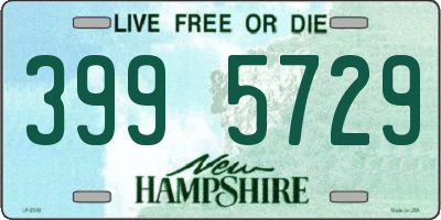 NH license plate 3995729