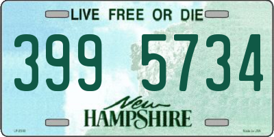 NH license plate 3995734