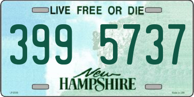 NH license plate 3995737