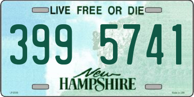 NH license plate 3995741