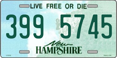 NH license plate 3995745