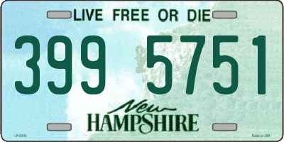 NH license plate 3995751