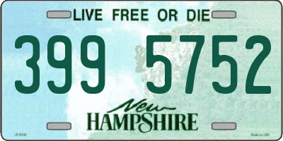 NH license plate 3995752