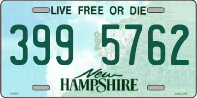 NH license plate 3995762