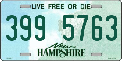 NH license plate 3995763