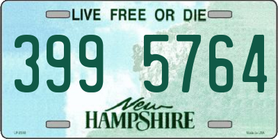 NH license plate 3995764