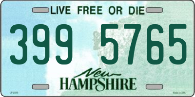 NH license plate 3995765