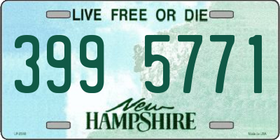 NH license plate 3995771