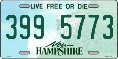 NH license plate 3995773