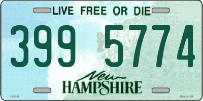 NH license plate 3995774