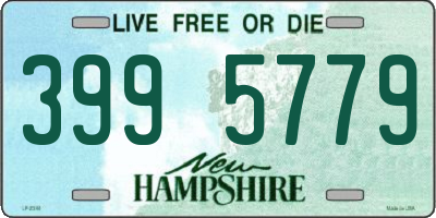 NH license plate 3995779