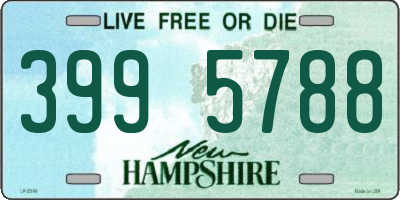 NH license plate 3995788