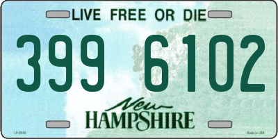 NH license plate 3996102