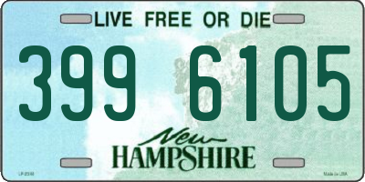 NH license plate 3996105