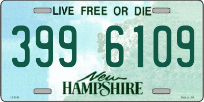 NH license plate 3996109