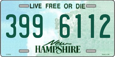 NH license plate 3996112