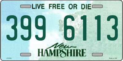 NH license plate 3996113