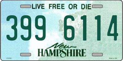 NH license plate 3996114