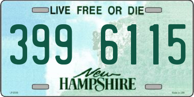 NH license plate 3996115