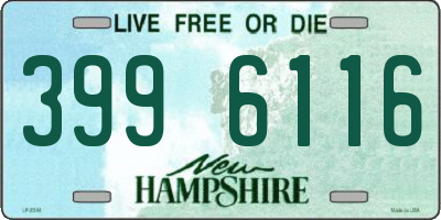 NH license plate 3996116