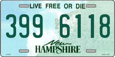 NH license plate 3996118