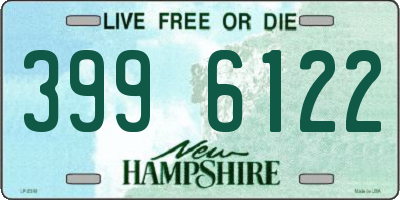 NH license plate 3996122