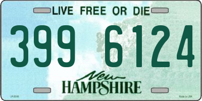 NH license plate 3996124