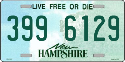 NH license plate 3996129