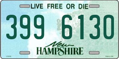 NH license plate 3996130