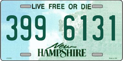 NH license plate 3996131