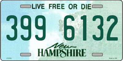 NH license plate 3996132