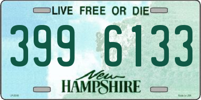 NH license plate 3996133