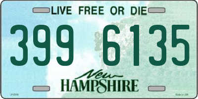 NH license plate 3996135