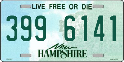 NH license plate 3996141