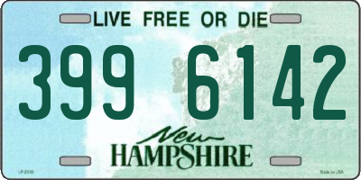 NH license plate 3996142