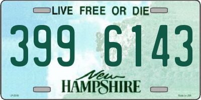 NH license plate 3996143