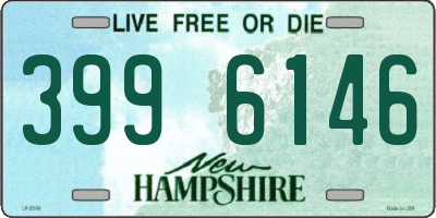 NH license plate 3996146