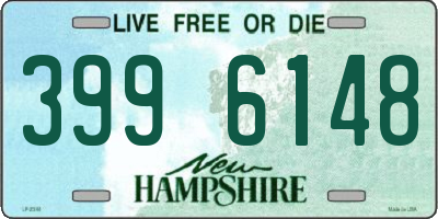 NH license plate 3996148